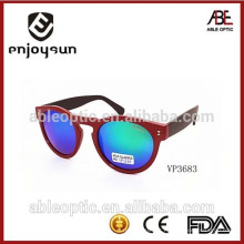 Lady colorful Injection round sunglasses